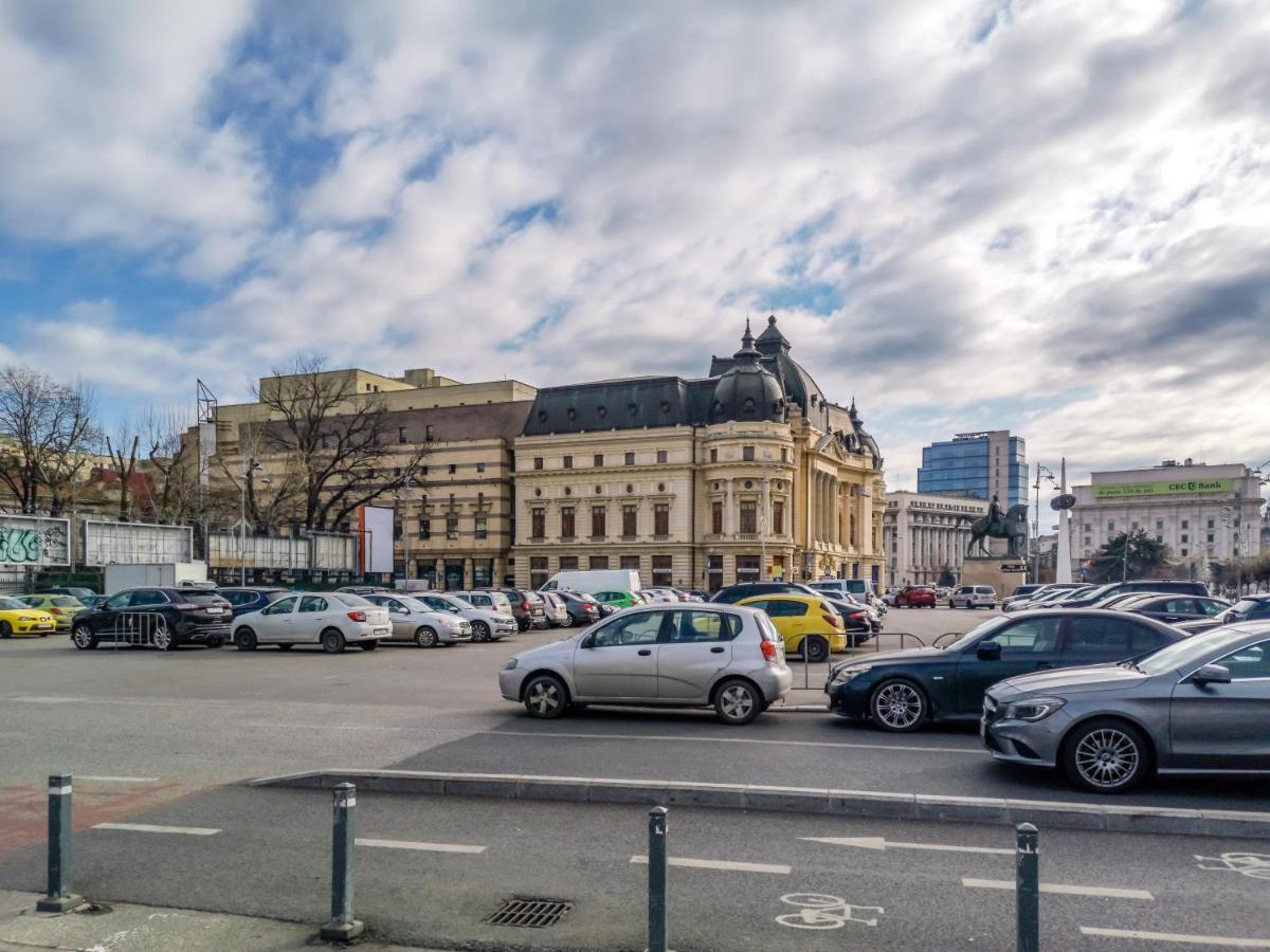 ブカレストVictoriei Blueアパートメント エクステリア 写真